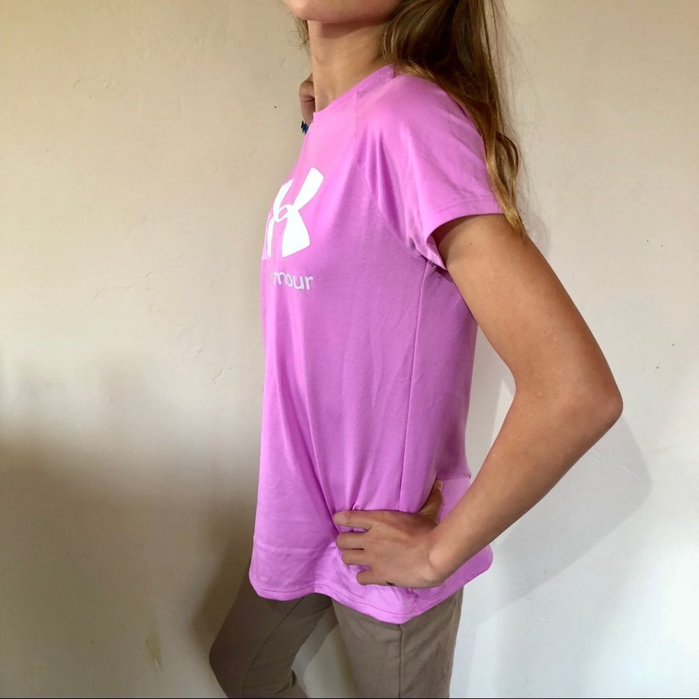 Under Armour Purple-ish Pink Shirt - Picture 2 of 8